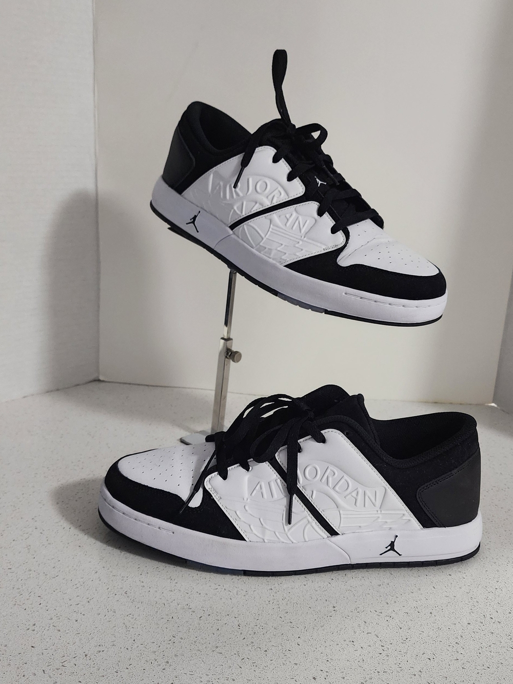 Jordan Low-Top Sneakers in Black and White